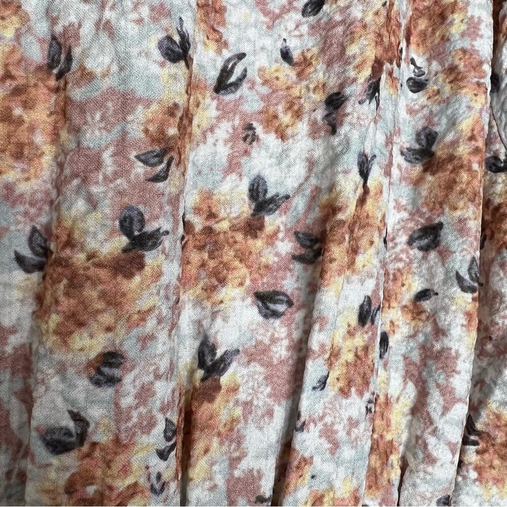 NWT Polagram floral v-neck midi dress size large Spring Dress - Picture 4 of 7